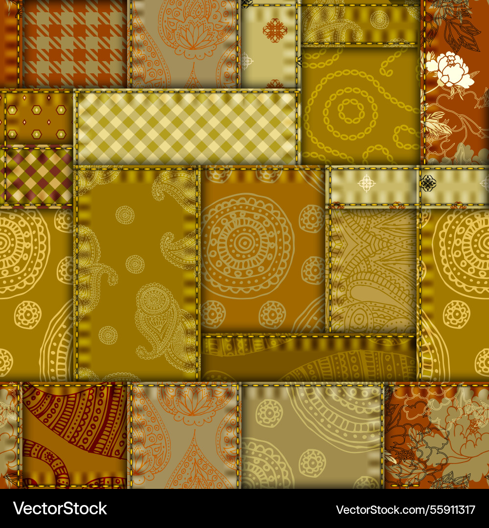 Geometric abstract pattern intersection patchwork Geometric abstract pattern intersection patchwork vector image