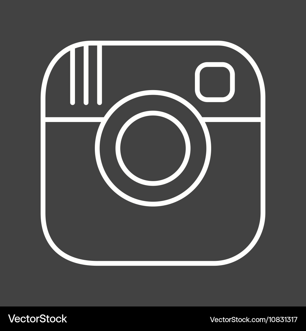 Инстаграм белые фото Instagram Royalty Free Vector Image - VectorStock