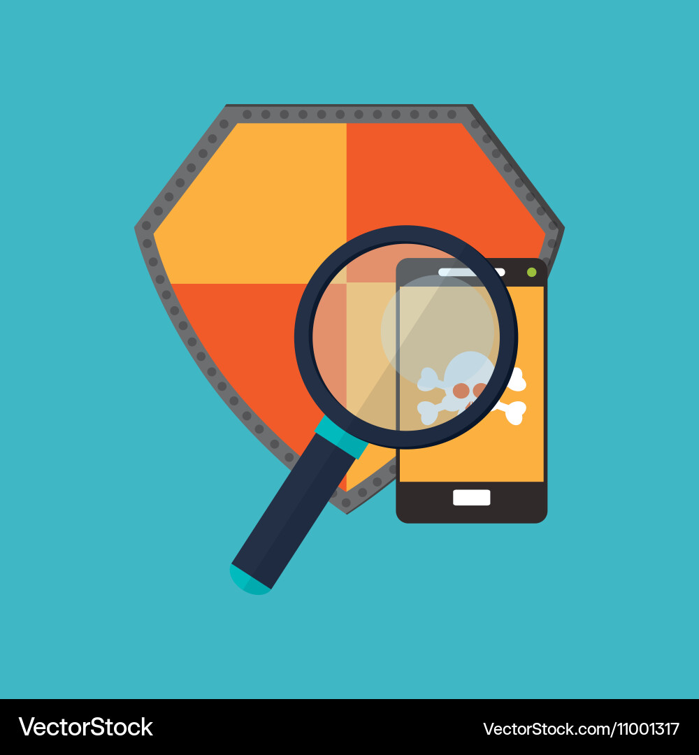 Internet security related icons image vector image