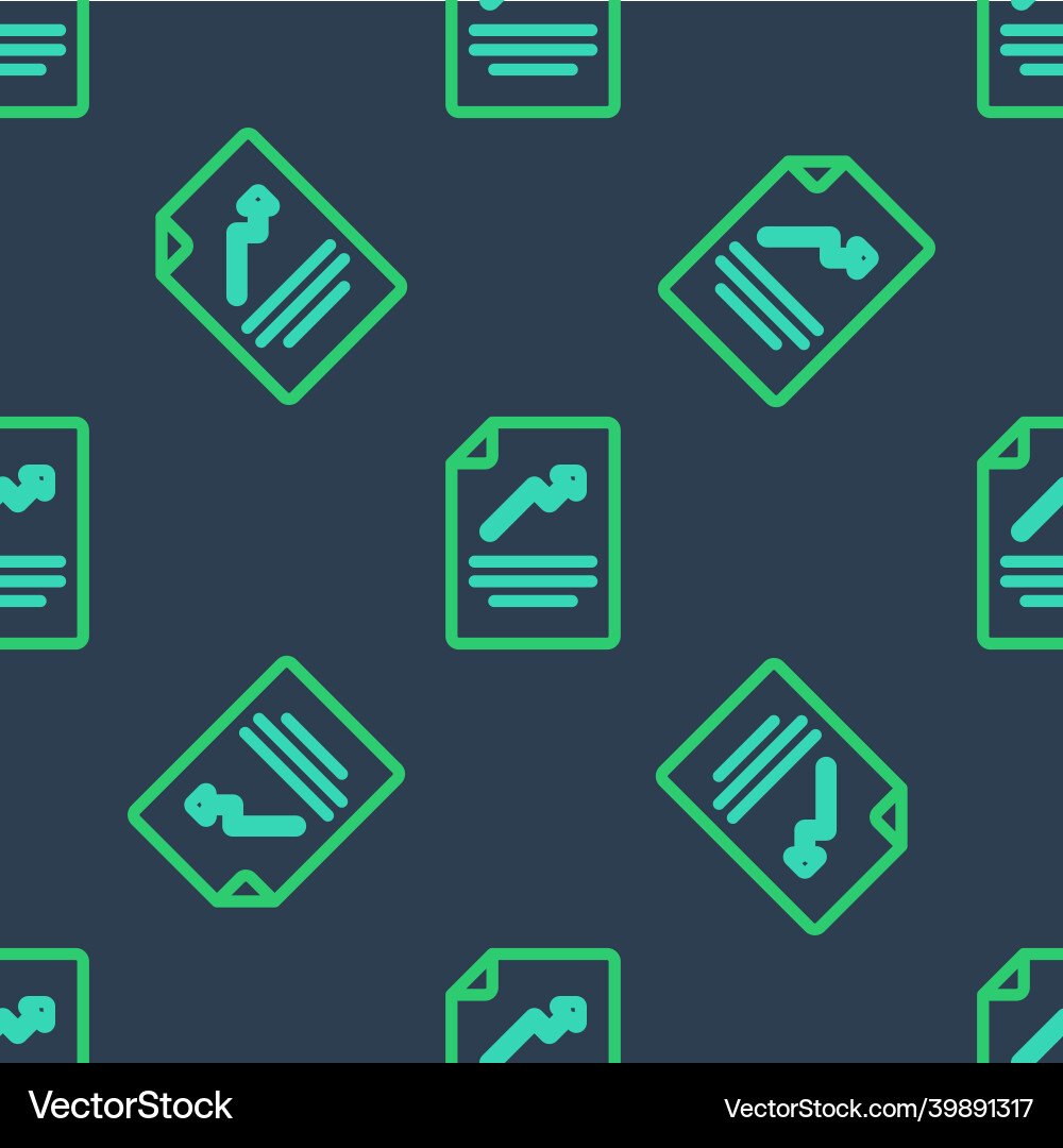 Line document with graph chart icon isolated Line document with graph chart icon isolated vector image