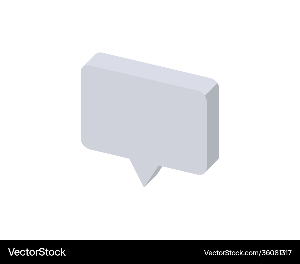 Nachrichten-chat-Sprache Blase Gespräch Dialog isometrisch Nachrichten-chat-Sprache Blase Gespräch Dialog isometrisch vektorbild