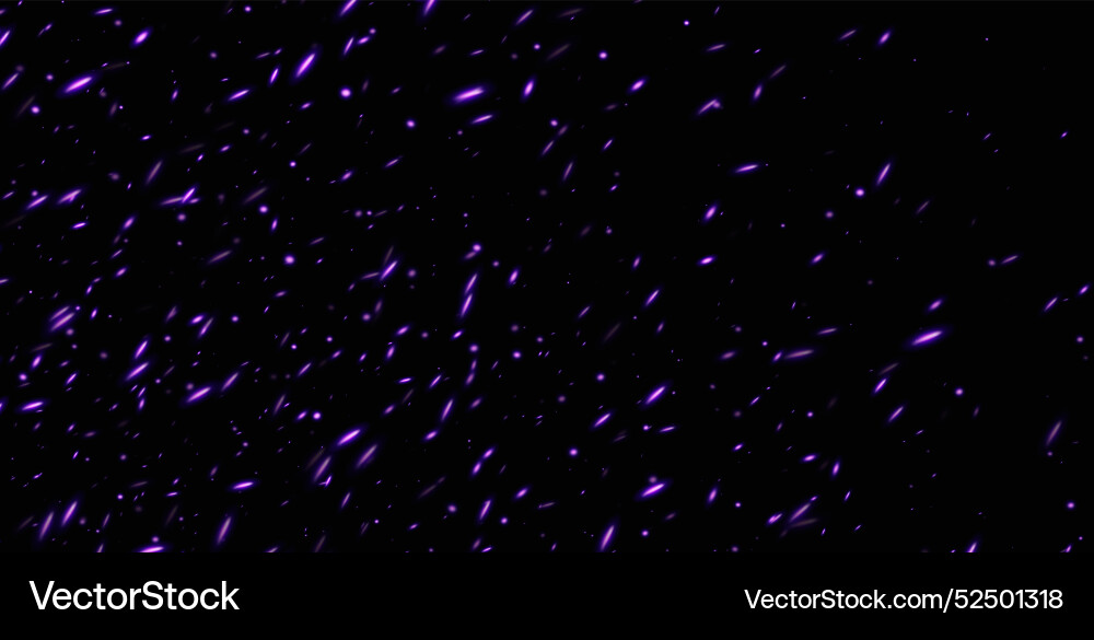 Purple fire sparks abstract glowing embers heat Purple fire sparks abstract glowing embers heat vector image
