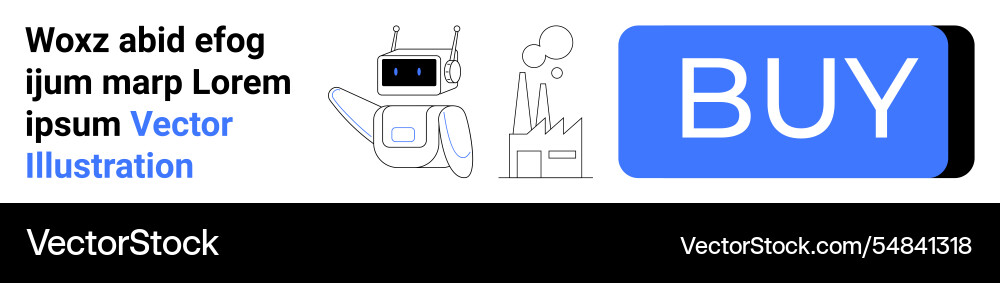Robot pointing with a speech bubble next Robot pointing with a speech bubble next vector image