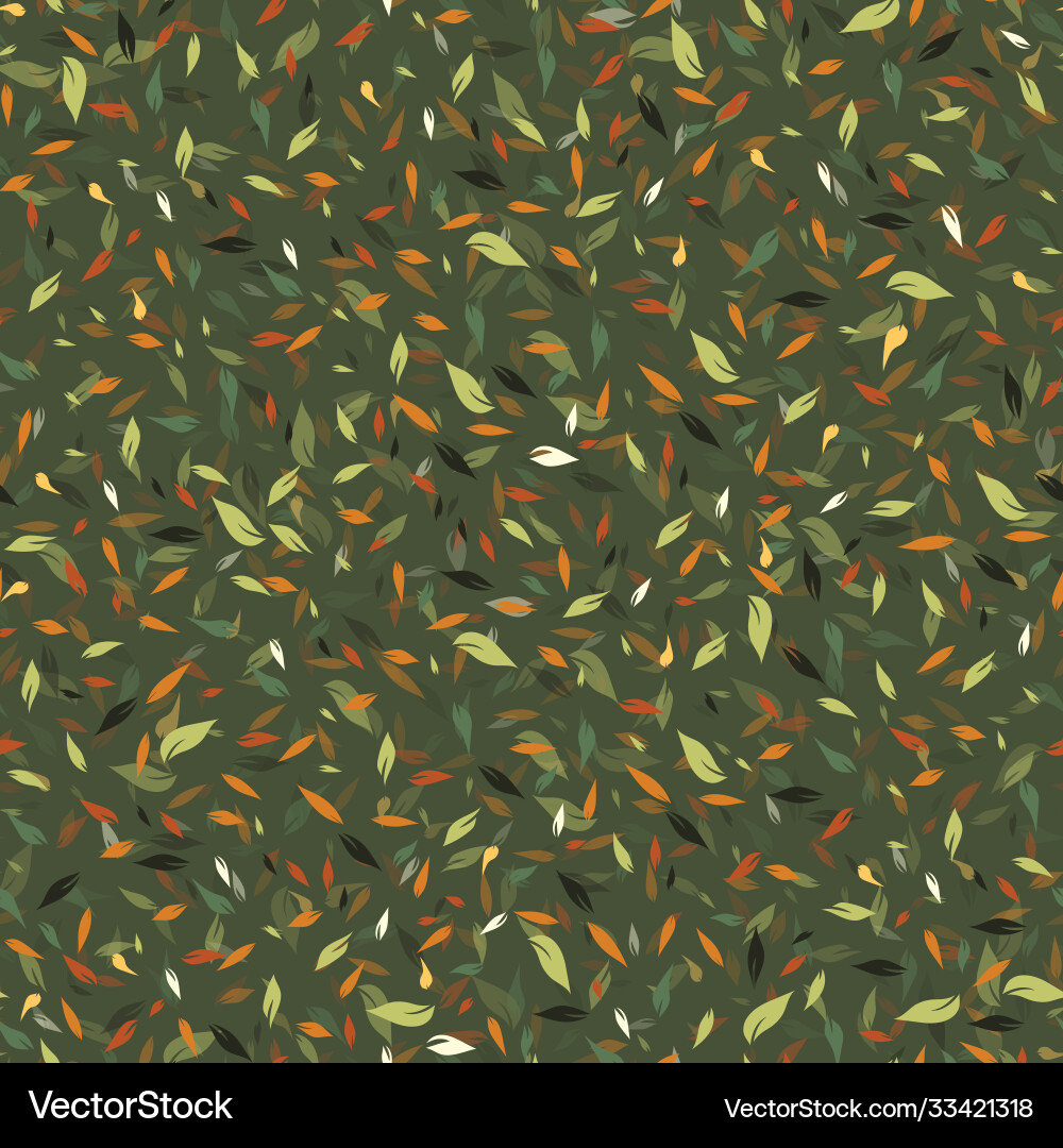 Seamless repeating autumn pattern twigs Seamless repeating autumn pattern twigs vector image