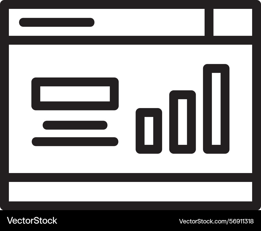 Signal strength linear style icon design vector image