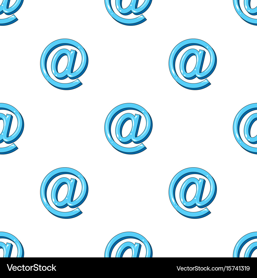 Email symbolmail and postman pattern icon Vector Image