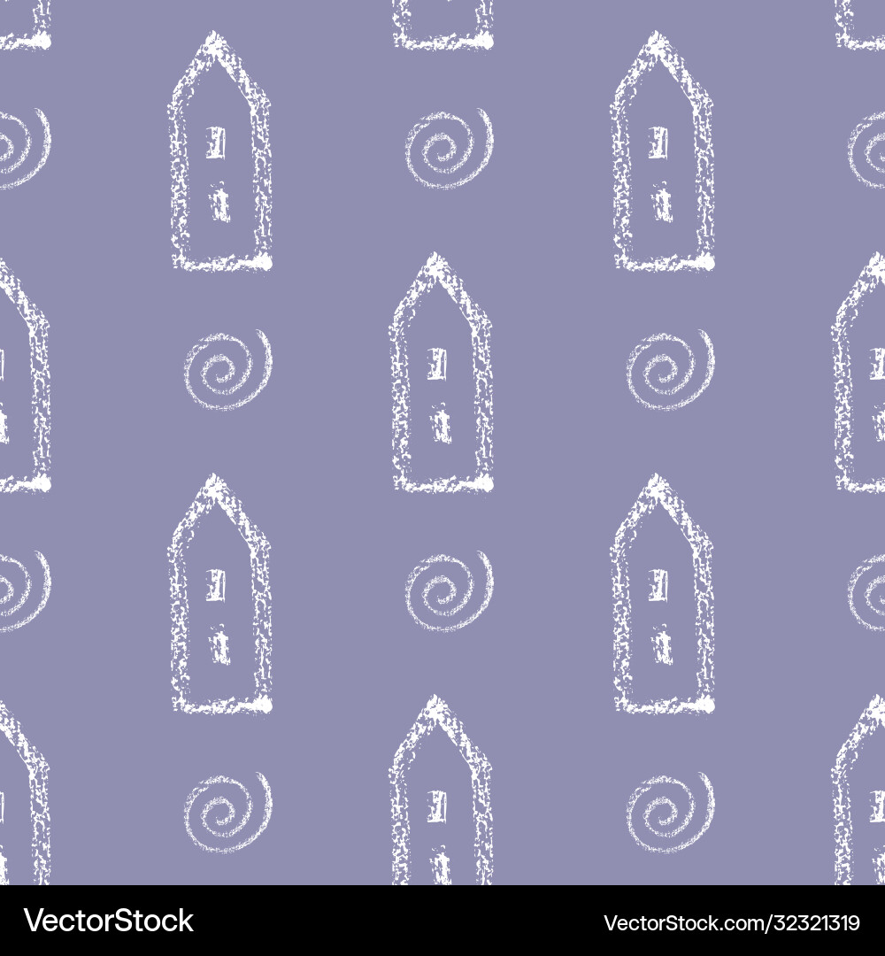 Seamless pattern with houses Seamless pattern with houses Vector Image