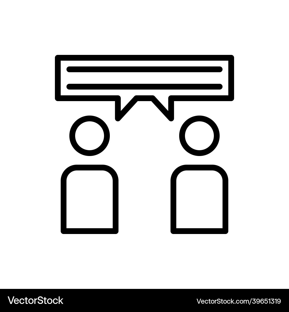 Talk icon speak Royalty Free Vector Image - VectorStock