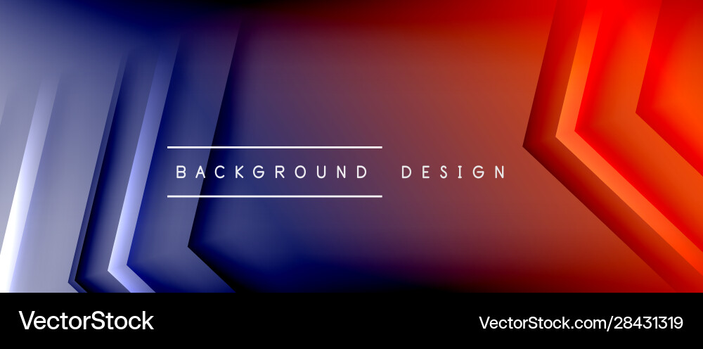 Tech Gradient Lines Background vector image