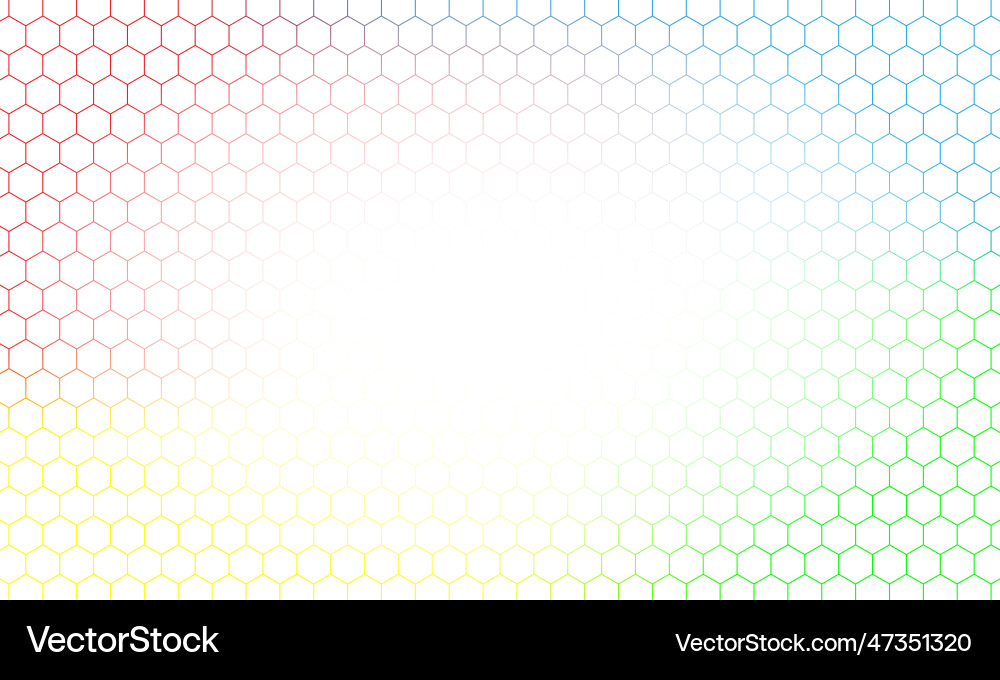 Abstract colorful hexagonal background Abstract colorful hexagonal background vector image