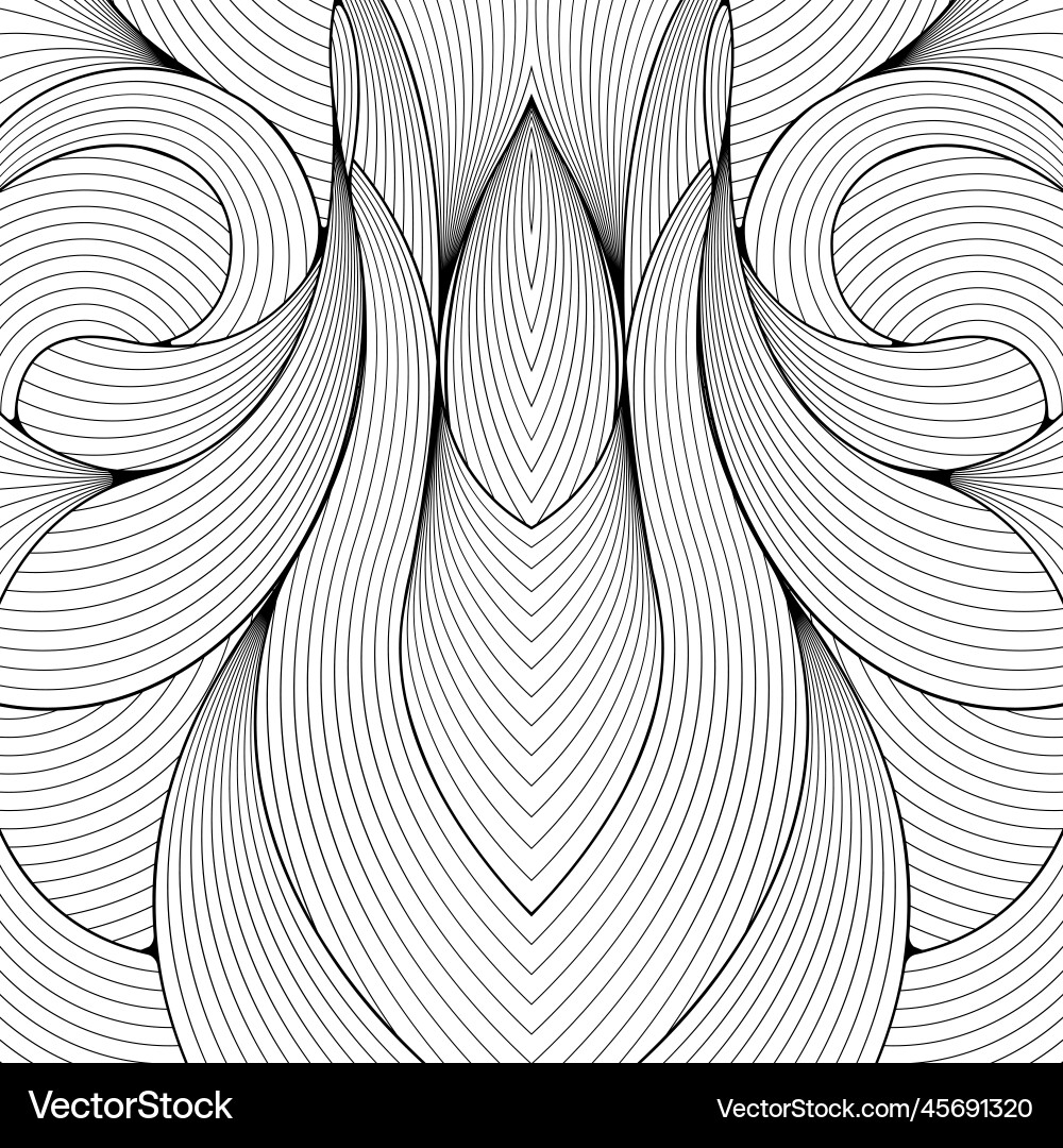 Abstract linear pattern vector image