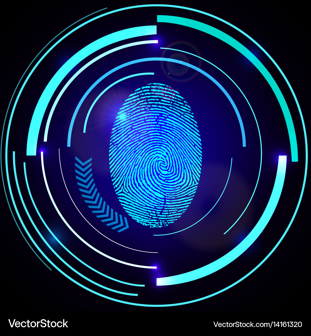 Abstract Security System Background vector image
