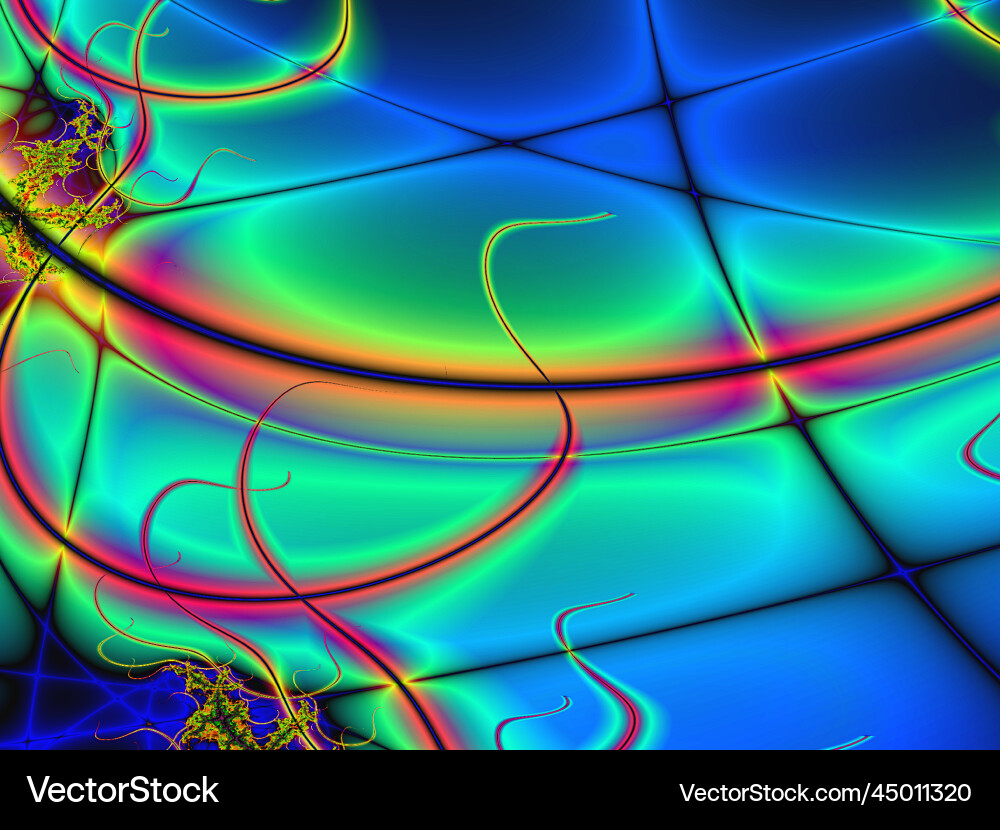 Bright abstract pattern of and glowing Bright abstract pattern of and glowing Vector Image