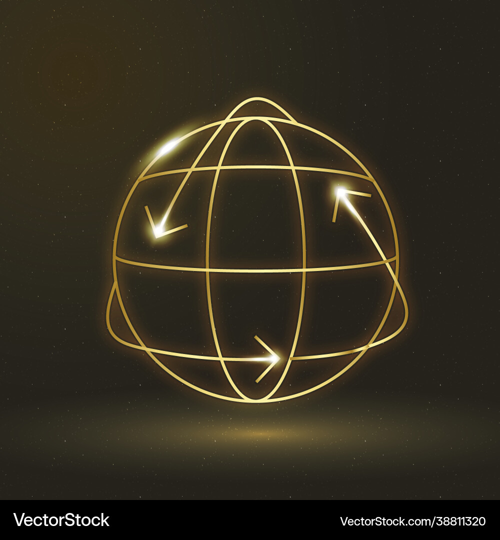 Globe icon environmental conservation symbol Globe icon environmental conservation symbol vector image