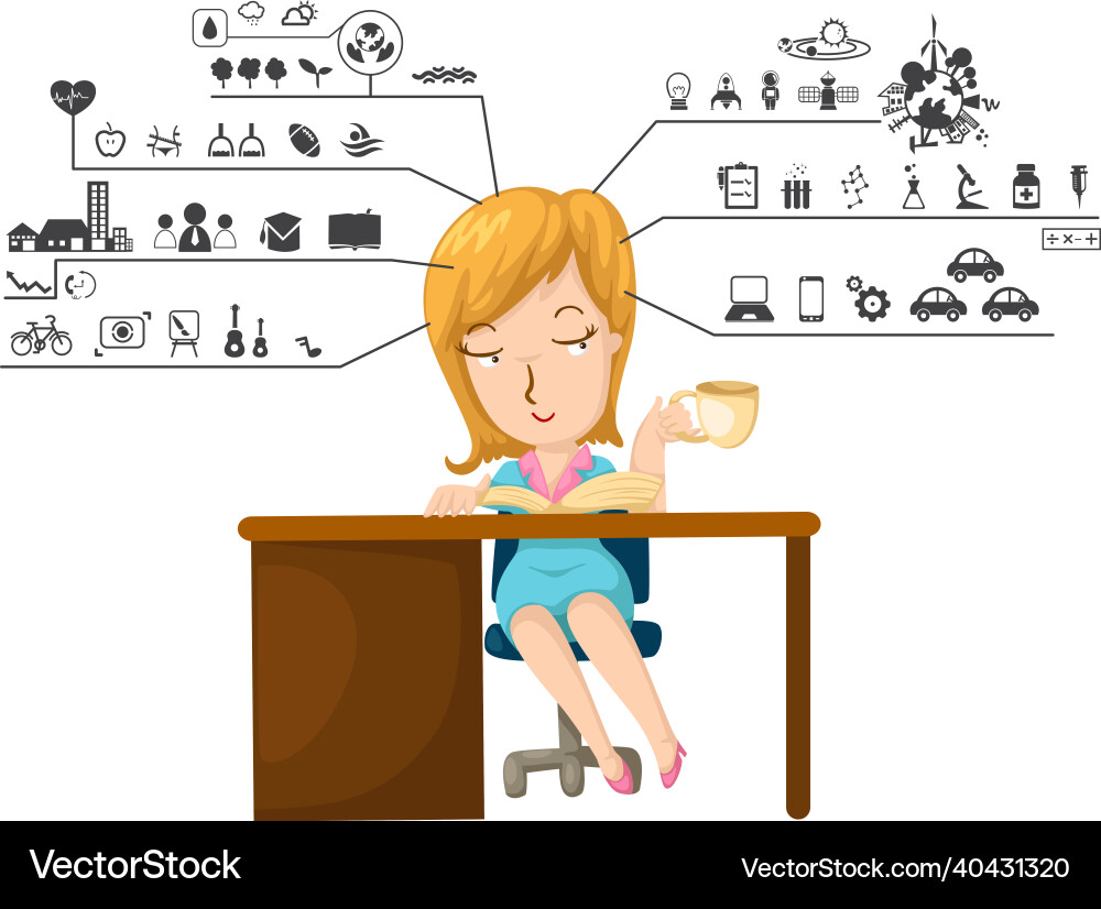 Human with left and right brain functions icon Human with left and right brain functions icon vector image