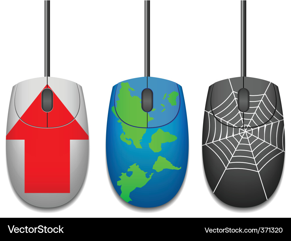 Modern Computer Mouse vector image