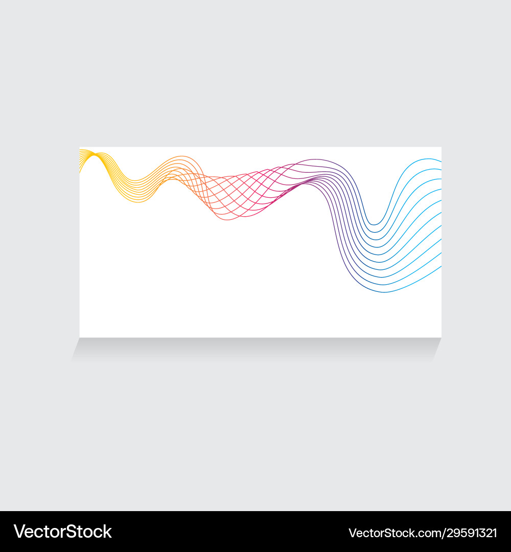 Abstract banner dynamic wave creative background Vector Image