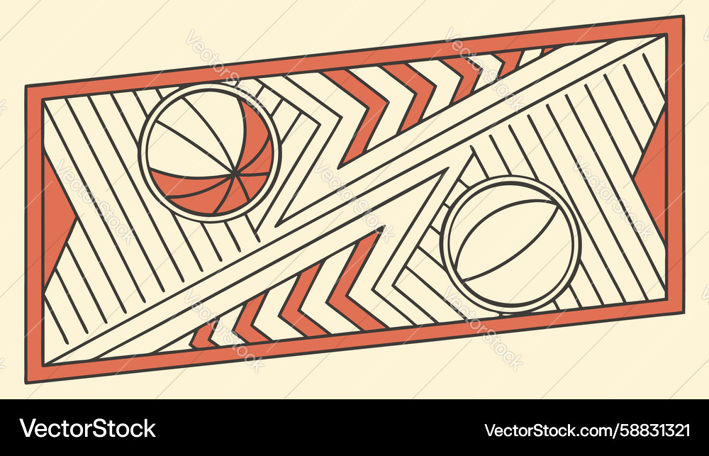 Abstract honeycomb hexagon pattern with repeating Vector Image
