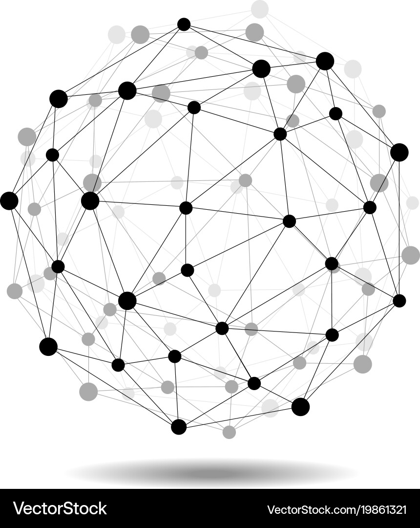 Global Network Connection vector image