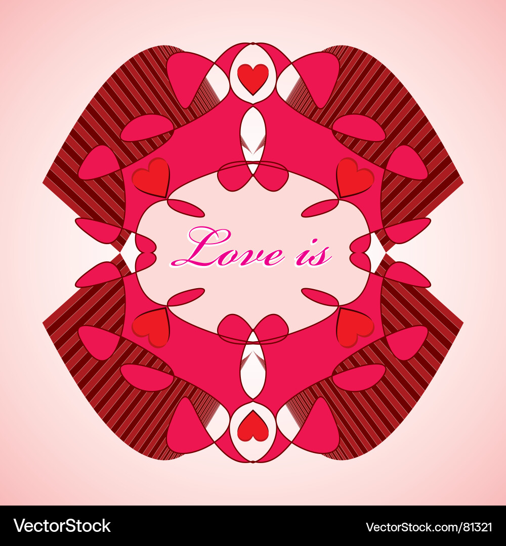 Love graphic Vector Image