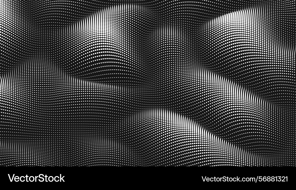 Point wave noise texture abstract dot background Vector Image