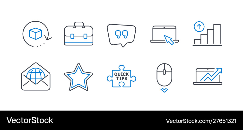 Set technology icons such as web mail Set technology icons such as web mail vector image