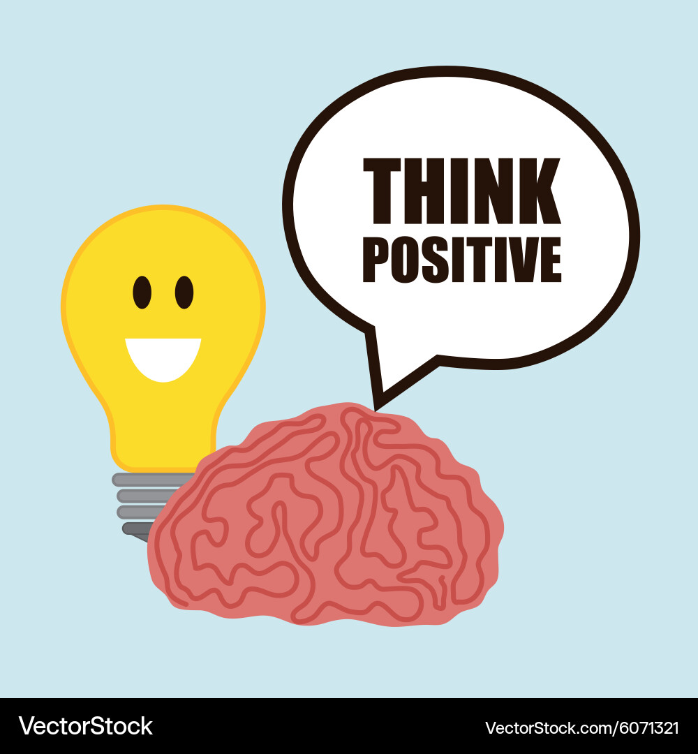 Think different design vector image
