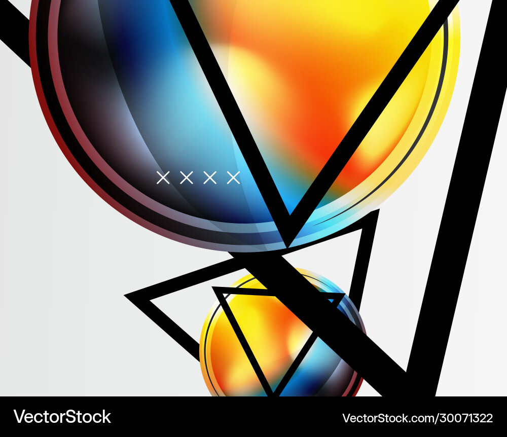 Abstract background - glossy glass bubbles Abstract background - glossy glass bubbles vector image
