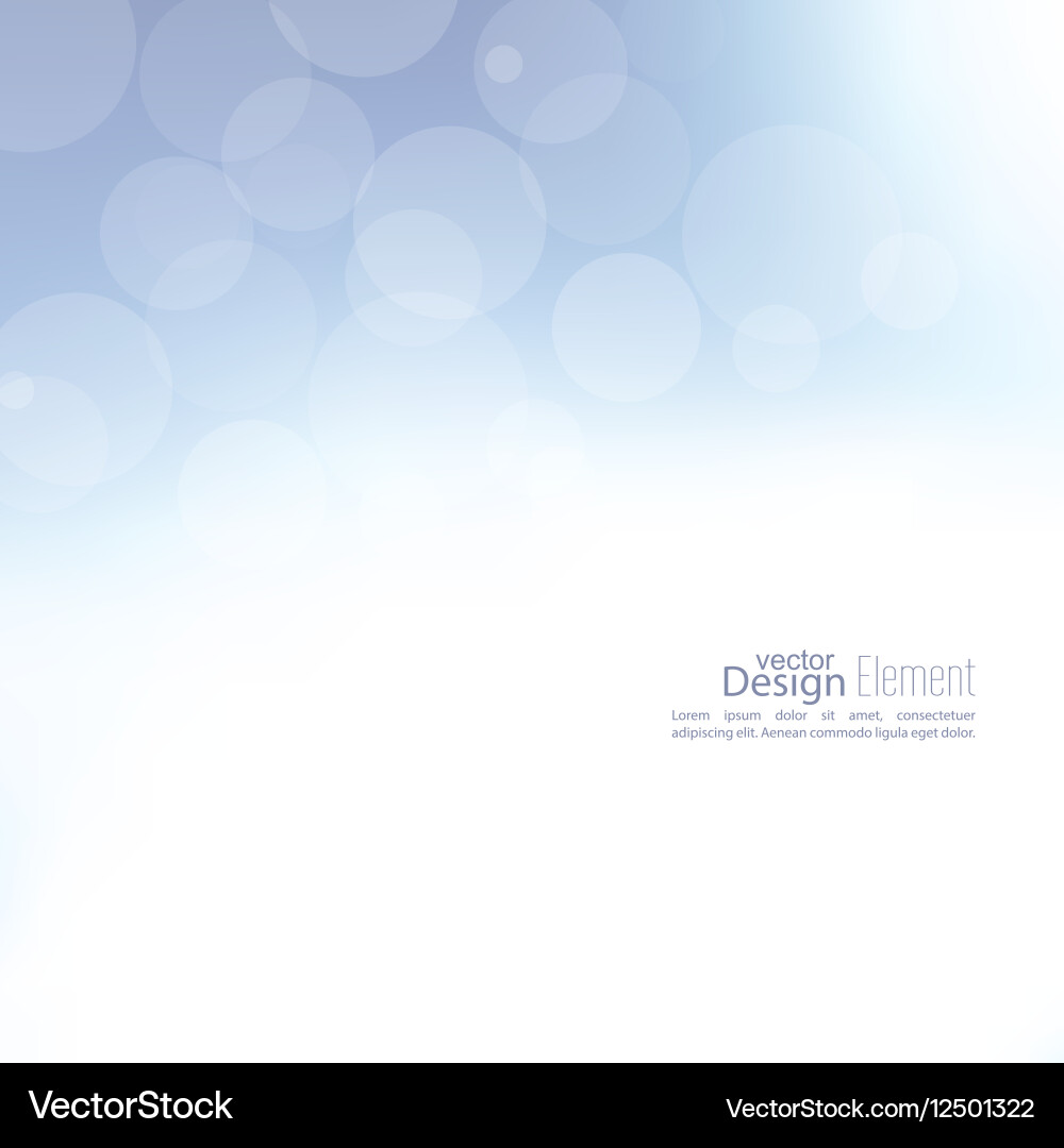 Abstract background with bokeh Royalty Free Vector Image