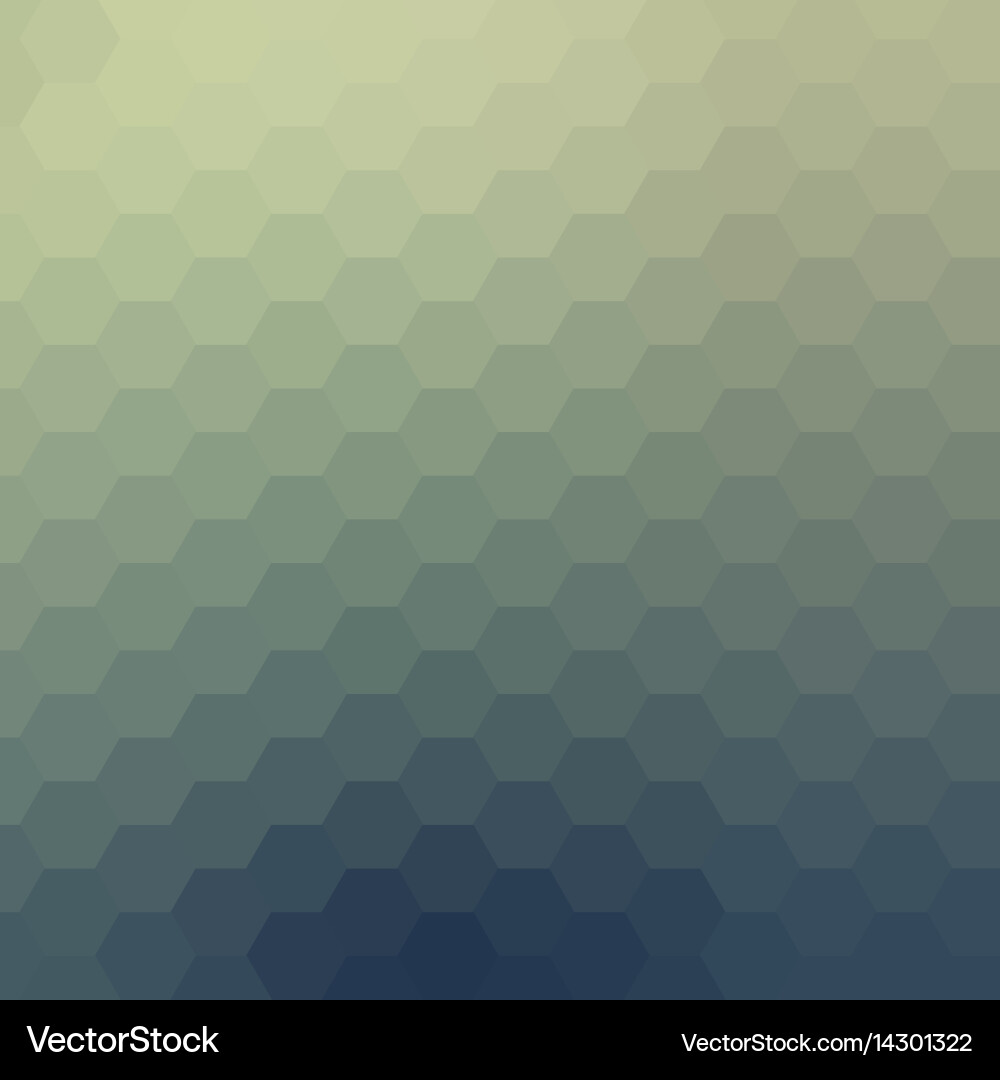 Abstract polygonal hexagonal shapes background vector image