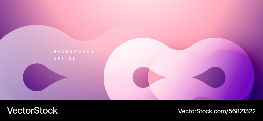 Abstract shapes blend creating soft gradient Abstract shapes blend creating soft gradient vector image
