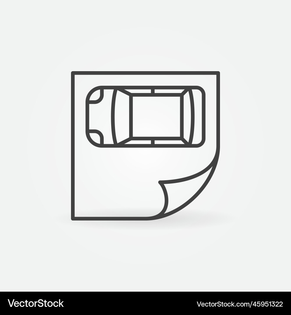 Fahrzeugverpackung und Werbelinie Icon - top Fahrzeugverpackung und Werbelinie Icon - top vektorbild