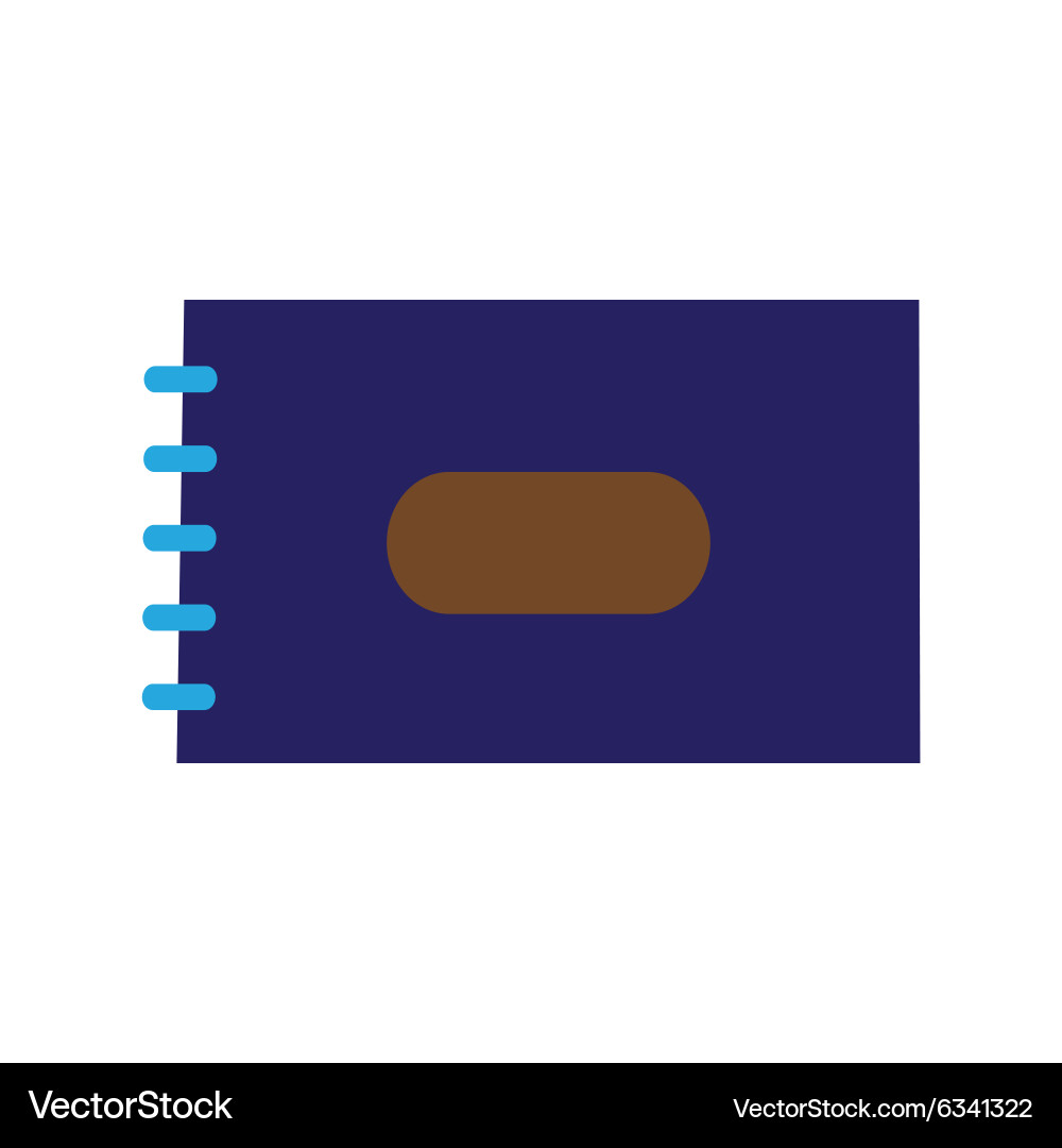 Flat with shadow icon and mobile application Vector Image
