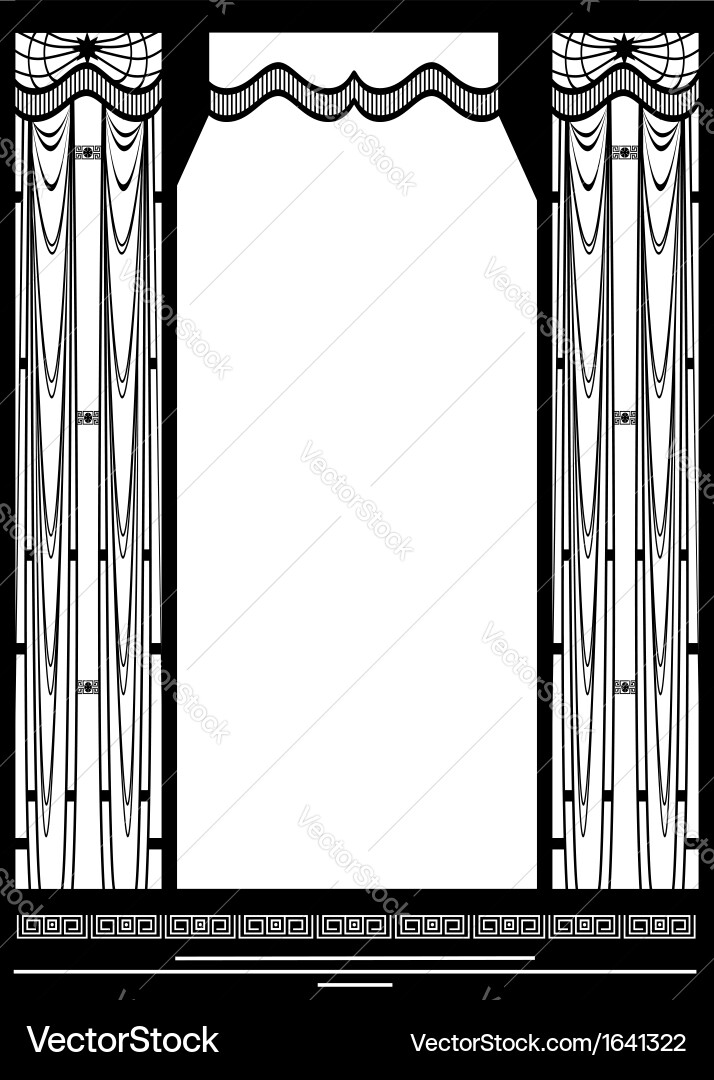 Geometric Grid Frame vector image