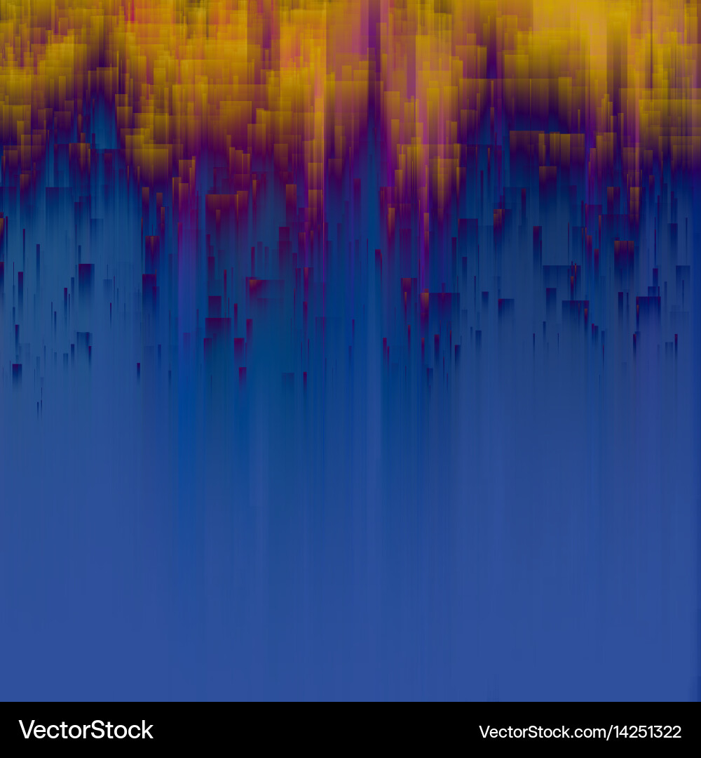 Glitch background digital image data vector image