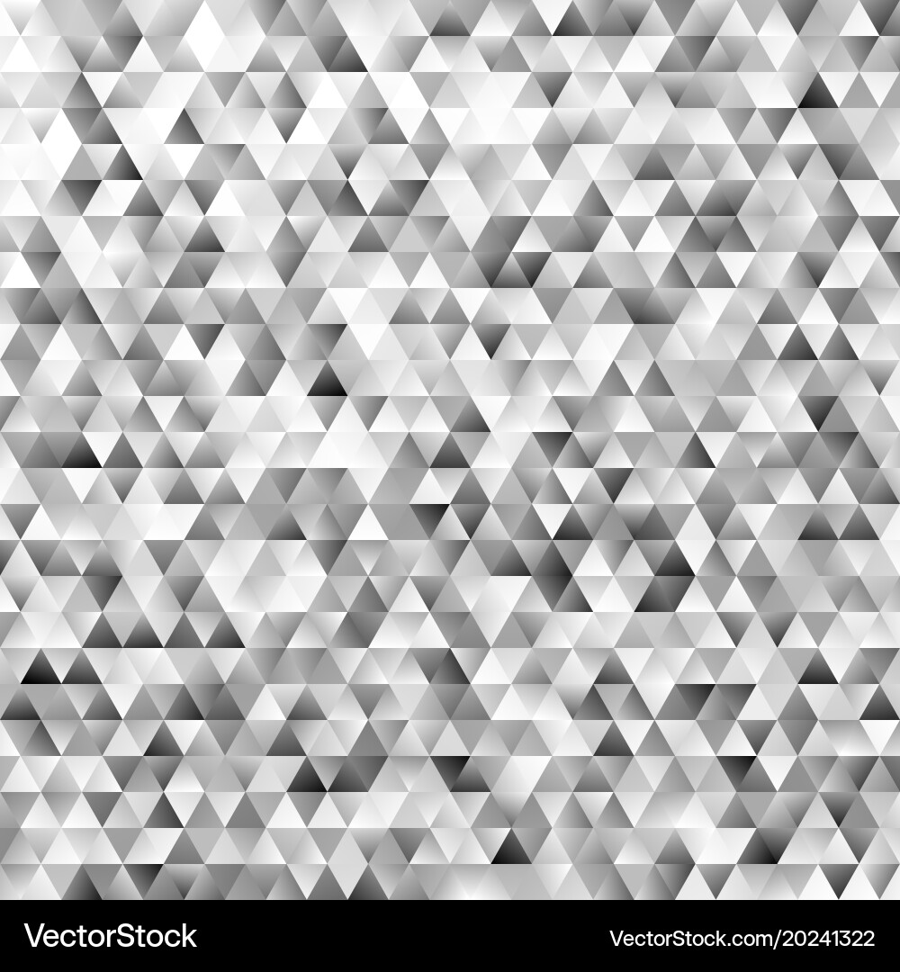 Polygonal mosaic triangular polygon pattern vector image