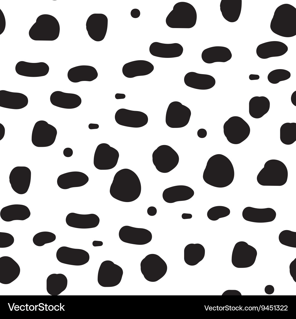 Seamless Dalmatian Pattern vector image