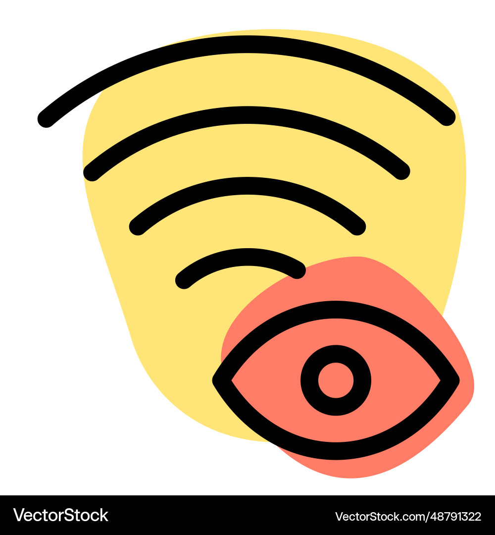 Streaming live video via wireless connection Vector Image