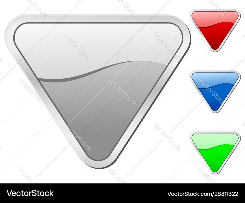 Triangular icons vector image