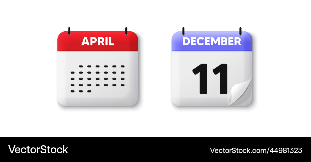 11th day of the month icon event schedule date 11th day of the month icon event schedule date vector image