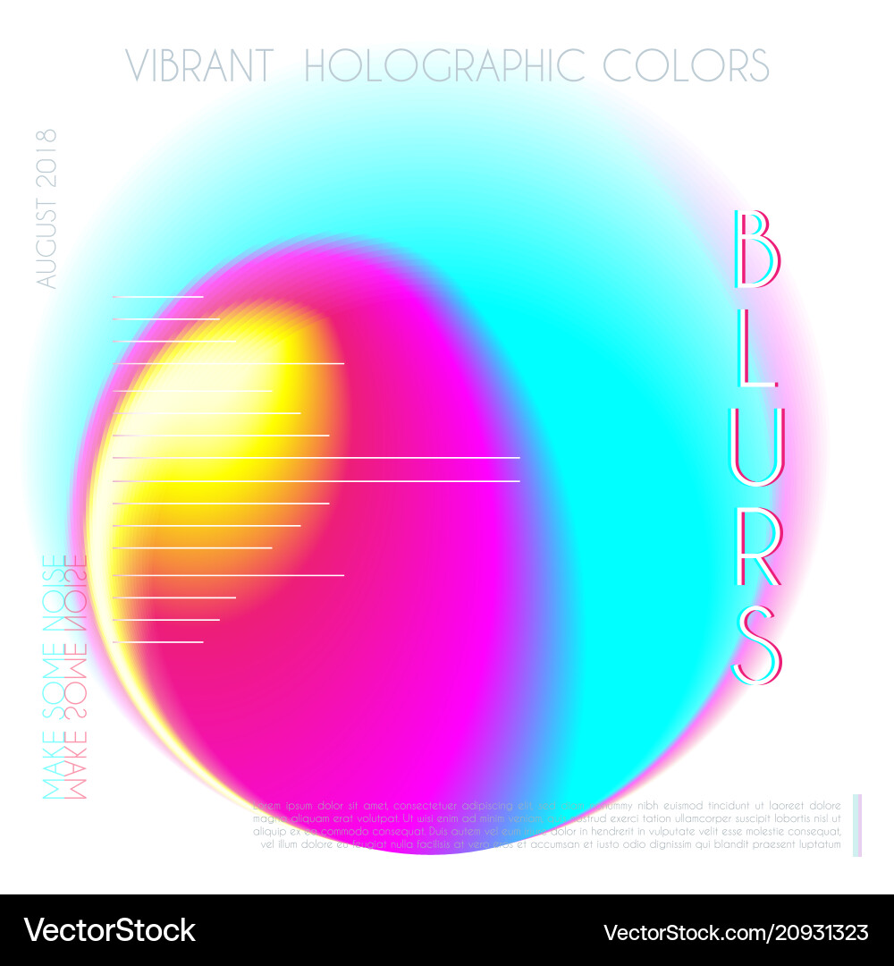 Abstract colorful blur gradient drop liquid Abstract colorful blur gradient drop liquid vector image