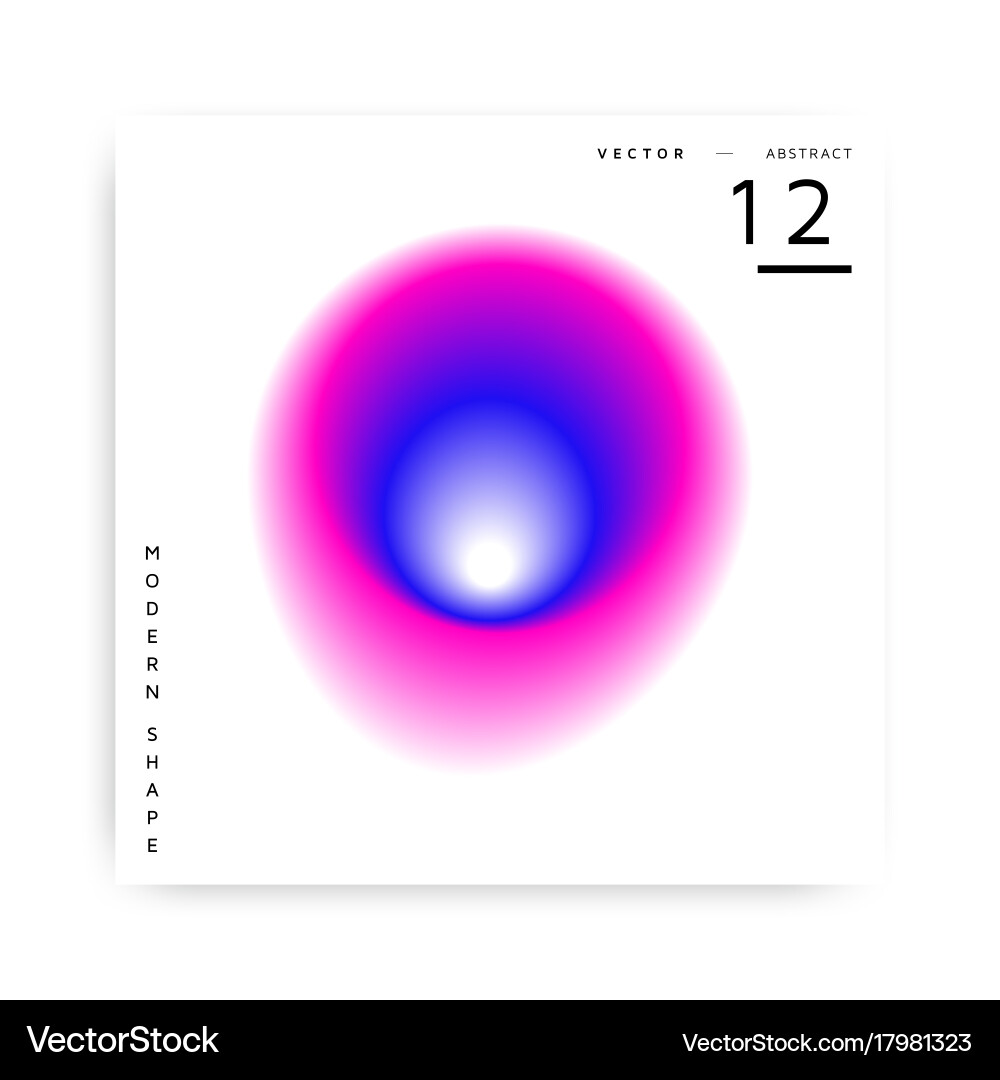 Abstract modern colorful shape Vector Image