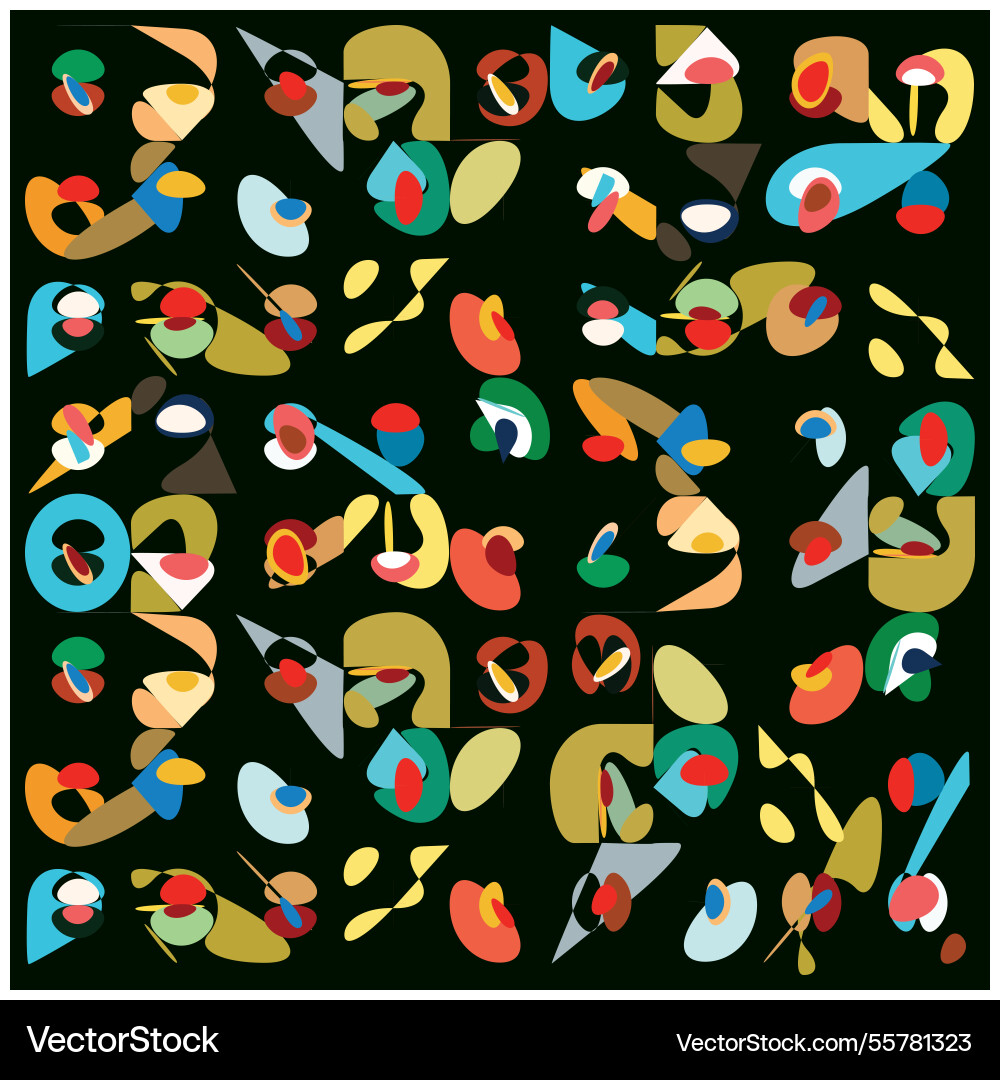 Abstract retro print pattern Abstract retro print pattern vector image