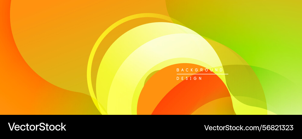 Abstract vibrant layers create flowing design Vector Image