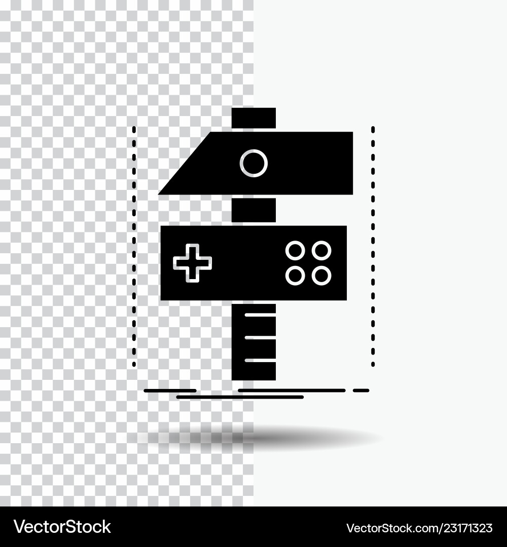 Build craft develop developer game glyph icon Build craft develop developer game glyph icon vector image