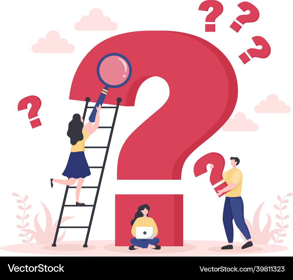 Faq or frequently asked questions for website Faq or frequently asked questions for website vector image