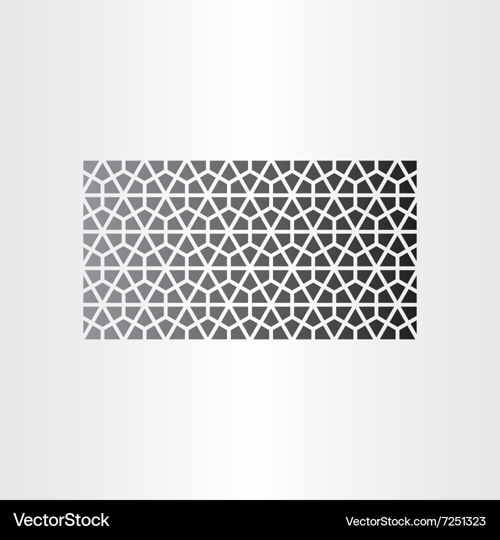 Geometric abstract background black pattern vector image