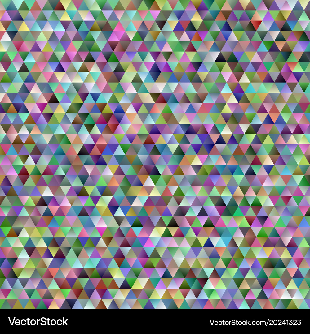 Geometric abstract regular triangle mosaic vector image