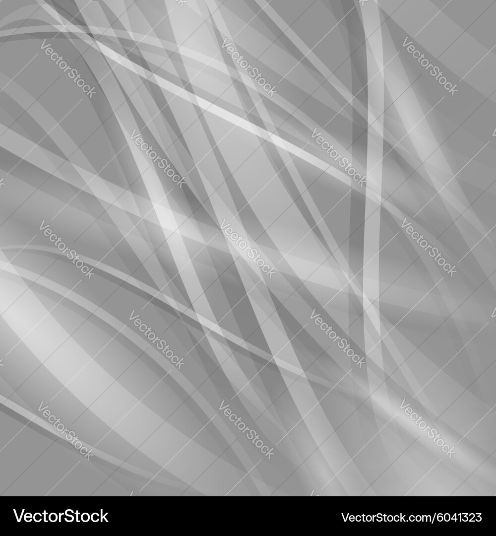 Grey Wave Abstract Background vector image