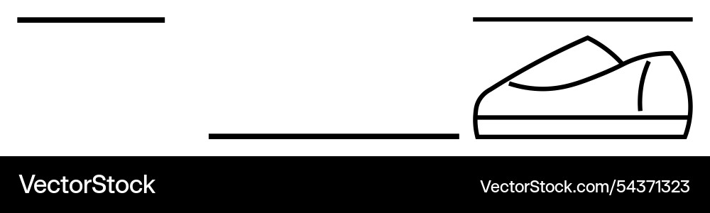 Minimalistic continuous line drawing of sneaker Minimalistic continuous line drawing of sneaker vector image